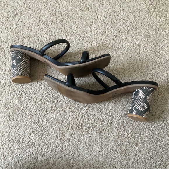 Target a new day strappy black heels size 8.5 - Picture 3 of 4